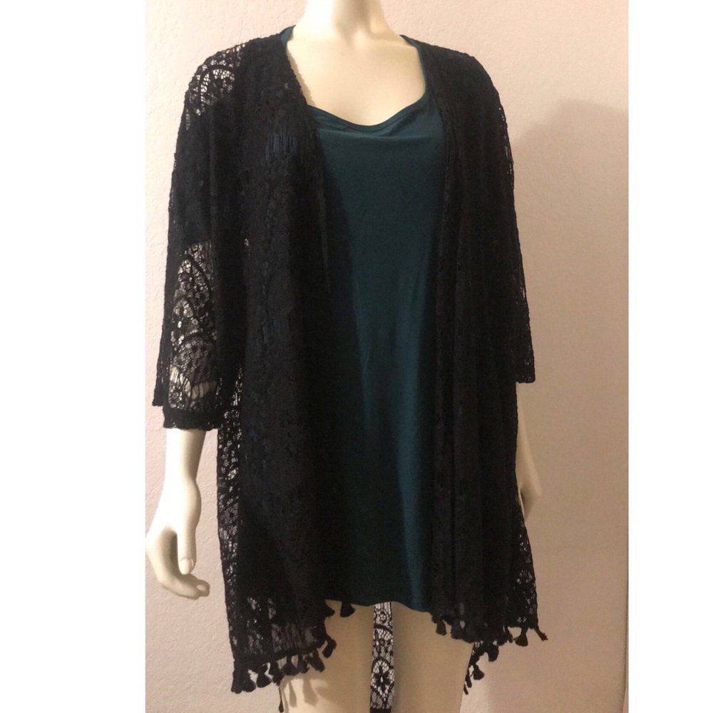 Black cardigans
